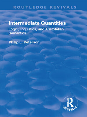cover image of Intermediate Quantities